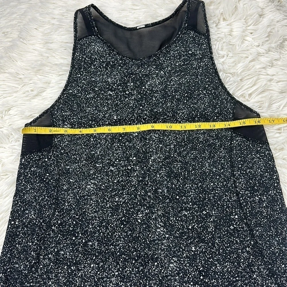 Lululemon Sculpt Tank II Splatter White Black / Black
